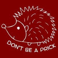 Don't Be A Prick Funny Hedgehog Cute Hedgehog Visor