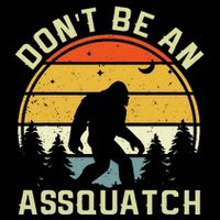 DonT Be An Sasquatch Flat Bill Trucker Hat