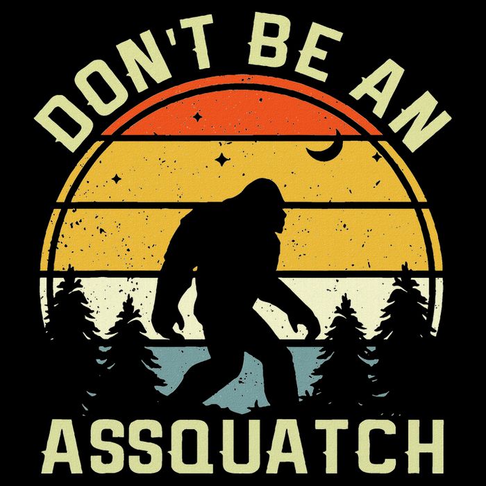 DonT Be An Sasquatch Flat Bill Trucker Hat