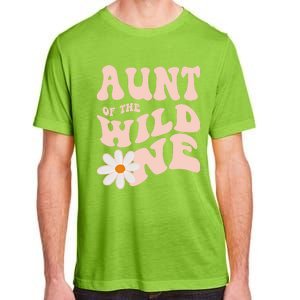 Daisy Birthday Aunt Wild One Boho 1st Birthday Matching Tee Gift Adult ChromaSoft Performance T-Shirt