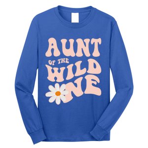 Daisy Birthday Aunt Wild One Boho 1st Birthday Matching Tee Gift Long Sleeve Shirt