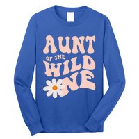 Daisy Birthday Aunt Wild One Boho 1st Birthday Matching Tee Gift Long Sleeve Shirt