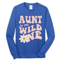 Daisy Birthday Aunt Wild One Boho 1st Birthday Matching Tee Gift Tall Long Sleeve T-Shirt