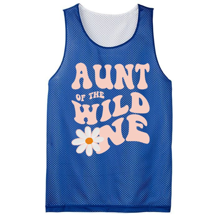 Daisy Birthday Aunt Wild One Boho 1st Birthday Matching Tee Gift Mesh Reversible Basketball Jersey Tank