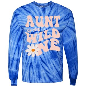 Daisy Birthday Aunt Wild One Boho 1st Birthday Matching Tee Gift Tie-Dye Long Sleeve Shirt