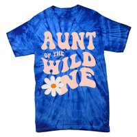 Daisy Birthday Aunt Wild One Boho 1st Birthday Matching Tee Gift Tie-Dye T-Shirt