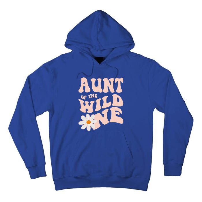 Daisy Birthday Aunt Wild One Boho 1st Birthday Matching Tee Gift Tall Hoodie