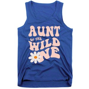 Daisy Birthday Aunt Wild One Boho 1st Birthday Matching Tee Gift Tank Top