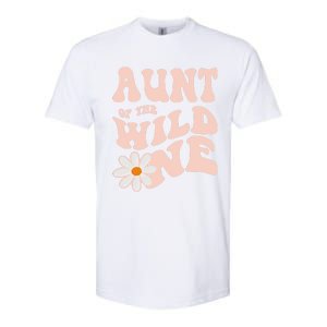 Daisy Birthday Aunt Wild One Boho 1st Birthday Matching Tee Gift Softstyle CVC T-Shirt