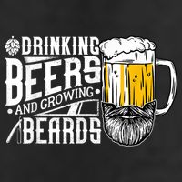 Drinking Beers And Growing Beards Funny Drinking Party Cool Comfort Performance Bucket Hat