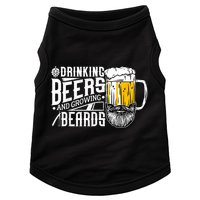 Drinking Beers And Growing Beards Funny Drinking Party Doggie Tank