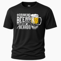 Drinking Beers And Growing Beards Funny Drinking Party Performance Shirt