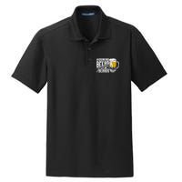 Drinking Beers And Growing Beards Funny Drinking Party Dry Zone Grid Polo