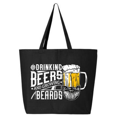 Drinking Beers And Growing Beards Funny Drinking Party 25L Jumbo Tote