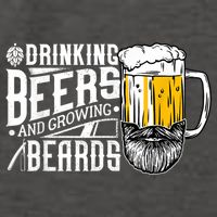 Drinking Beers And Growing Beards Funny Drinking Party Vector Backpack