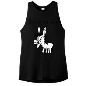 Don't Be A Donkey Ladies PosiCharge Tri-Blend Wicking Tank