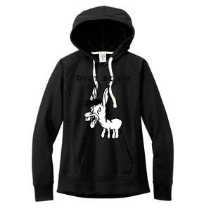 Don't Be A Donkey Women's Fleece Hoodie