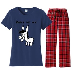 Don't Be A Donkey Women's Flannel Pajama Set