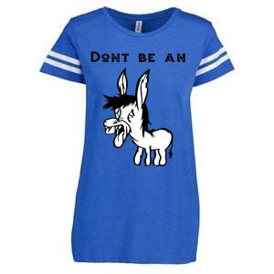 Don't Be A Donkey Enza Ladies Jersey Football T-Shirt