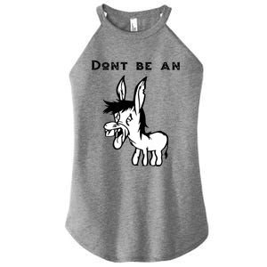 Don't Be A Donkey Women's Perfect Tri Rocker Tank