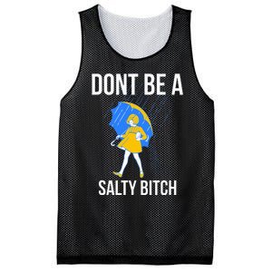 Dont Be A Salty Mesh Reversible Basketball Jersey Tank