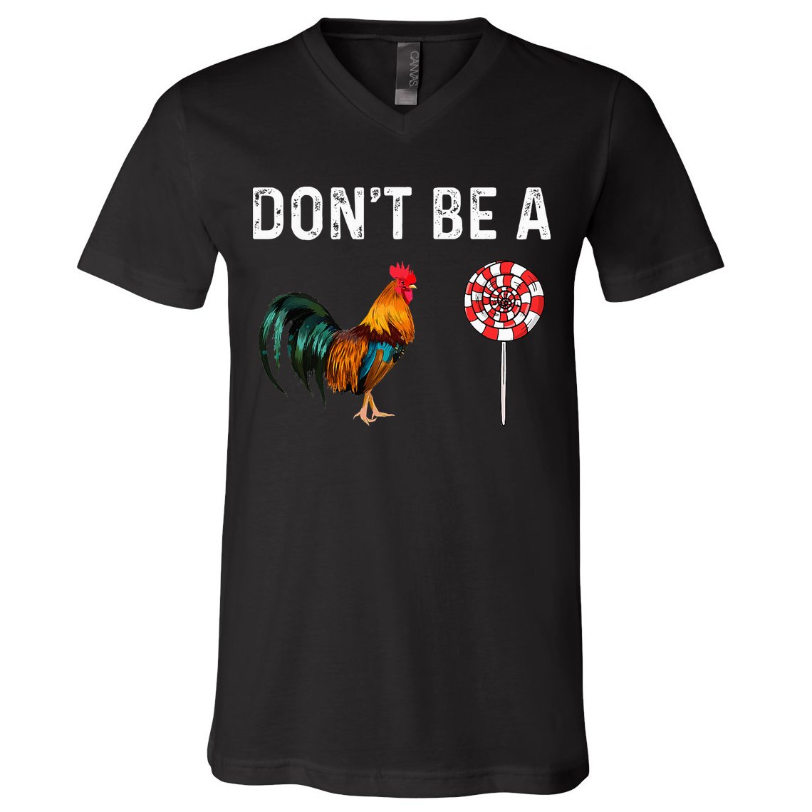 Don't Be A Cock Sucker Sarcastic V-Neck T-Shirt