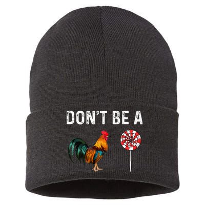 Don't Be A Cock Sucker Sarcastic Sustainable Knit Beanie