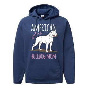 Dog Breed American Bulldog Mama Bulldog Performance Fleece Hoodie