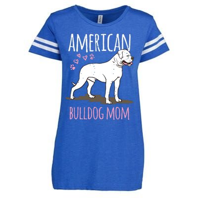 Dog Breed American Bulldog Mama Bulldog Enza Ladies Jersey Football T-Shirt