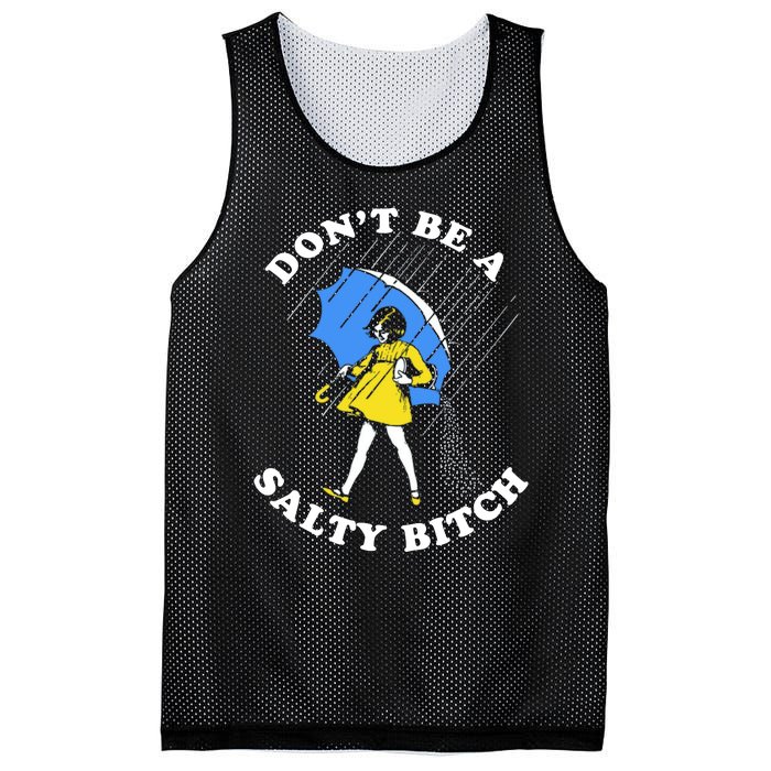 DonT Be A Salty Bitch Mesh Reversible Basketball Jersey Tank