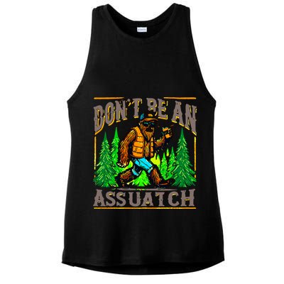 Dont Be An Assquatch Ladies PosiCharge Tri-Blend Wicking Tank