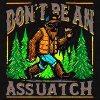 Dont Be An Assquatch Ladies PosiCharge Tri-Blend Wicking Tank
