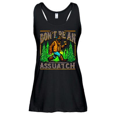 Dont Be An Assquatch Ladies Essential Flowy Tank