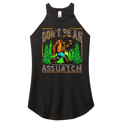 Dont Be An Assquatch Women’s Perfect Tri Rocker Tank