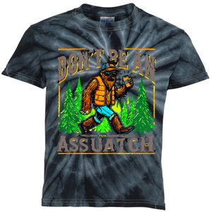 Dont Be An Assquatch Kids Tie-Dye T-Shirt