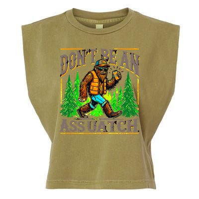 Dont Be An Assquatch Garment-Dyed Women's Muscle Tee