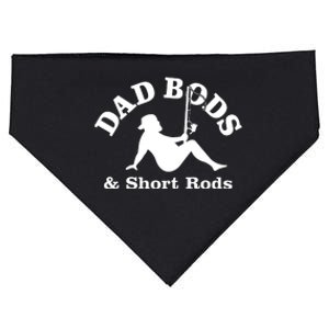 Dad Bods And Short Rods Funny Man Fishing Lovers USA-Made Doggie Bandana