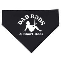 Dad Bods And Short Rods Funny Man Fishing Lovers USA-Made Doggie Bandana