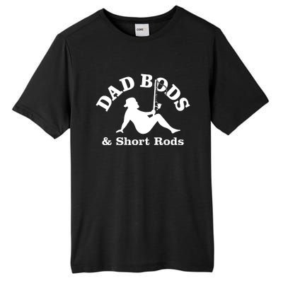 Dad Bods And Short Rods Funny Man Fishing Lovers Tall Fusion ChromaSoft Performance T-Shirt