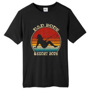 Dad Bods And Short Rods Funny Fishing Lovers Tall Fusion ChromaSoft Performance T-Shirt