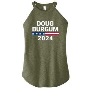 Doug Burgum American Flage 2024 Women's Perfect Tri Rocker Tank