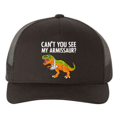 Dinosaur Broken Arm For Hand Wrist Injury  Yupoong Adult 5-Panel Trucker Hat