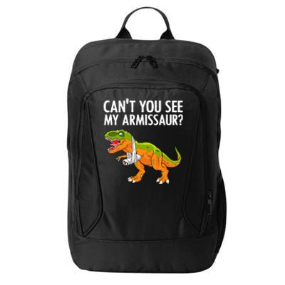 Dinosaur Broken Arm For Hand Wrist Injury  City Backpack