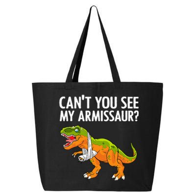 Dinosaur Broken Arm For Hand Wrist Injury  25L Jumbo Tote