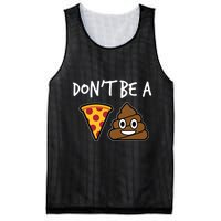 Dont Be A Pizza Shit Funny Mesh Reversible Basketball Jersey Tank