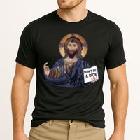 Don't Be A Dick Jesus Book Meaningful Gift Cooling Performance Crew T-Shirt