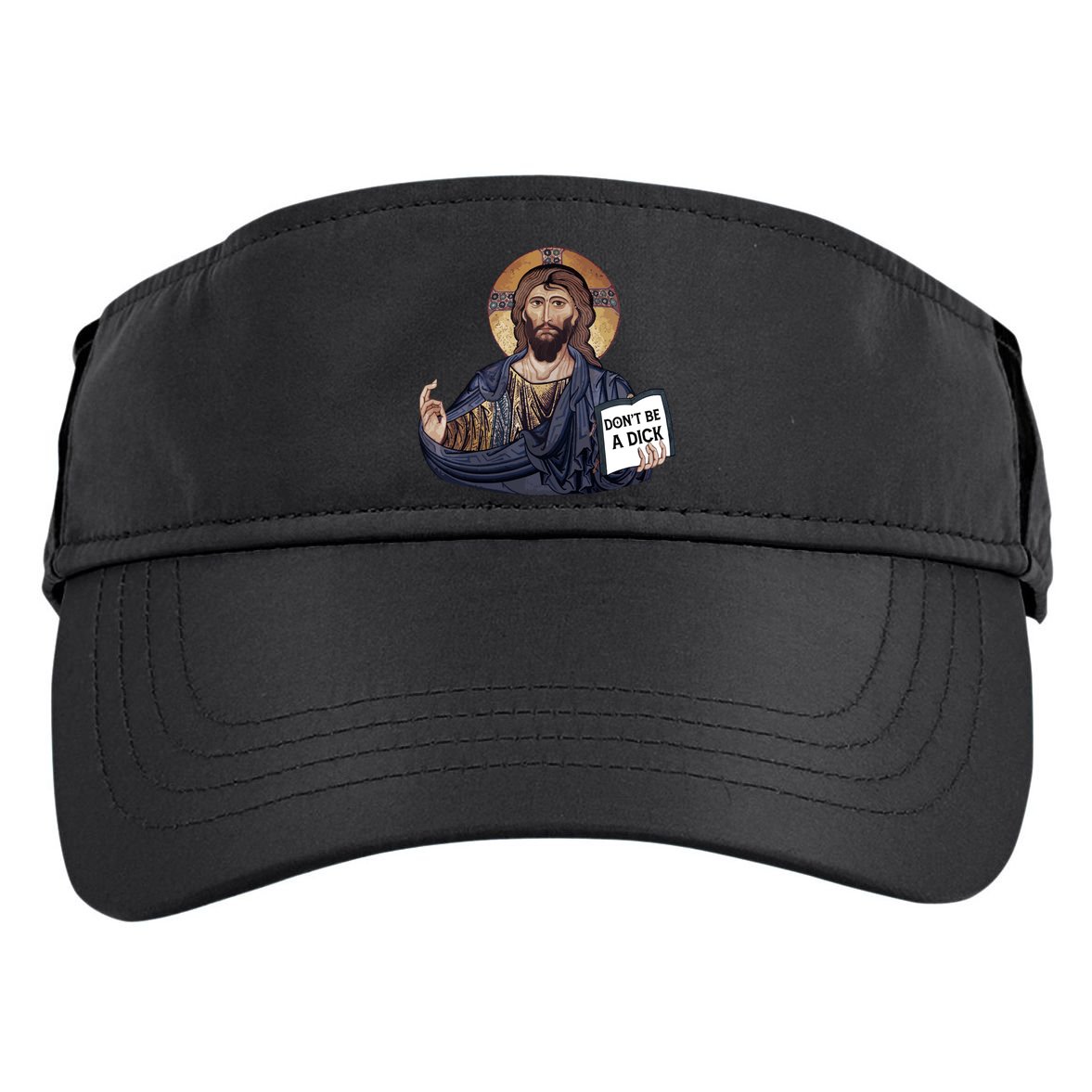 Don't Be A Dick Jesus Book Meaningful Gift Adult Drive Performance Visor