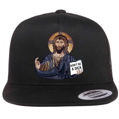 Don't Be A Dick Jesus Book Meaningful Gift Flatbill Hat