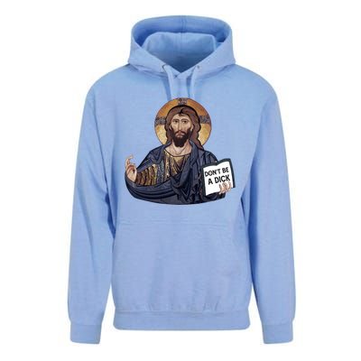 Don't Be A Dick Jesus Book Meaningful Gift Unisex Surf Hoodie