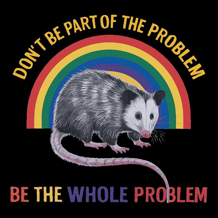 DonT Be A Part Of The Problem Be The Whole Problem Flat Bill Trucker Hat